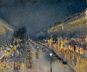 Boulevard Montmartre yöllä, 1897